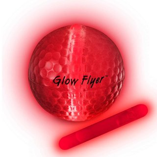 Masters Glow Flyer Golfbälle, rot