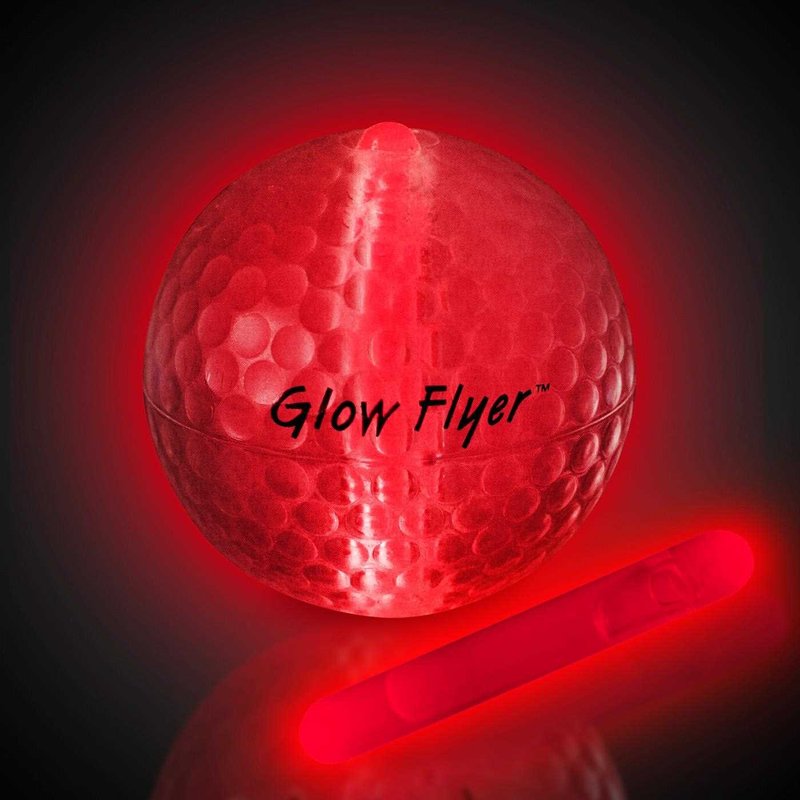 Masters Glow Flyer Golfbälle, rot