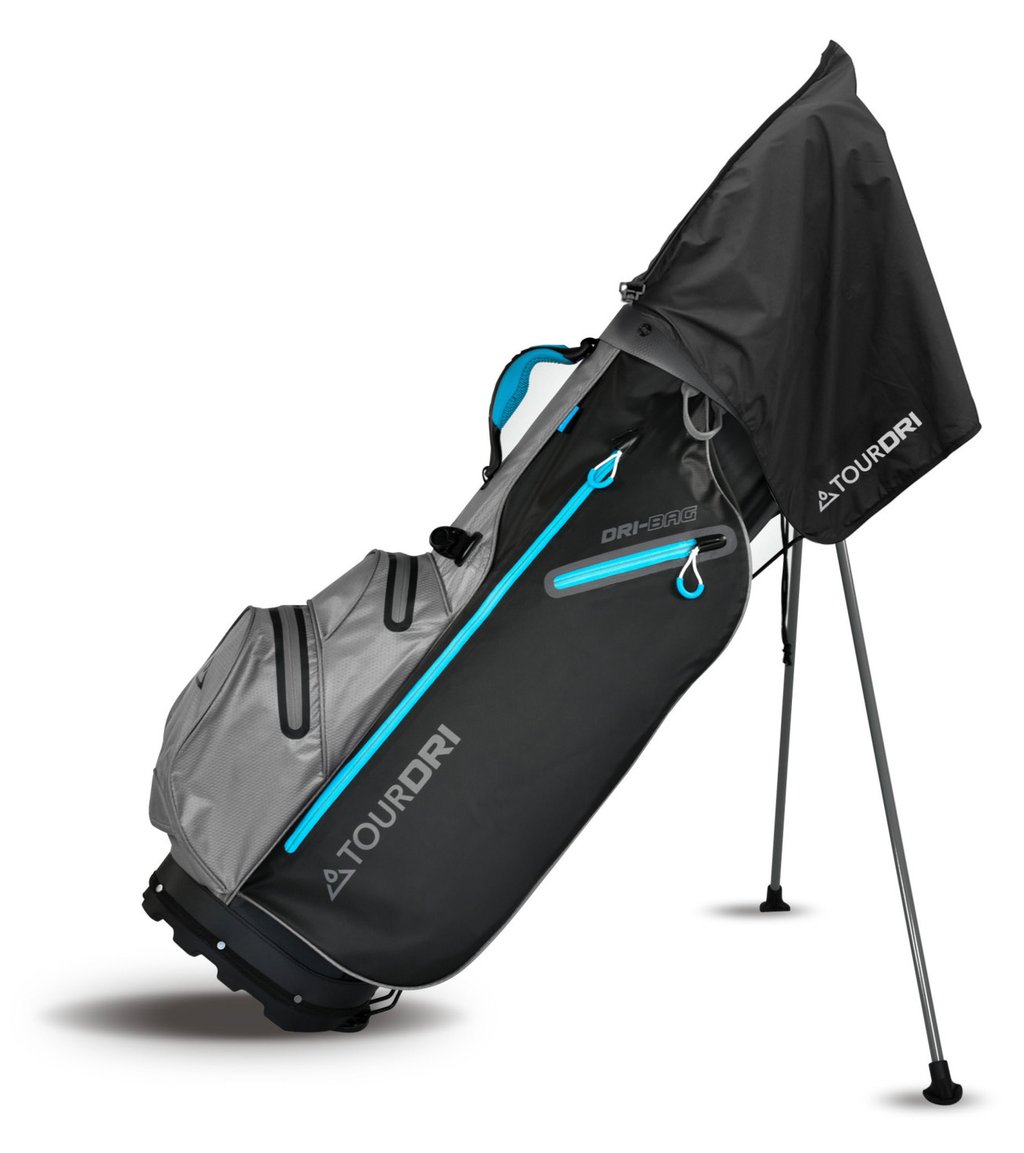 Masters Golf TourDri 2-in-1 Bag Hood & Towel, schwarz