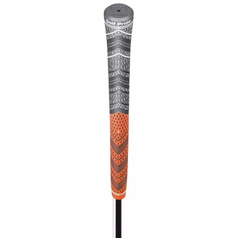 Golf Pride MCC Cord Plus4 Griff, STANDARD, grau/orange