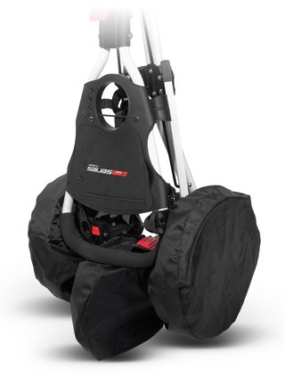 Masters Golf Trolley Wheel Covers (3 Pack) Trolley-Zubehör, schwarz