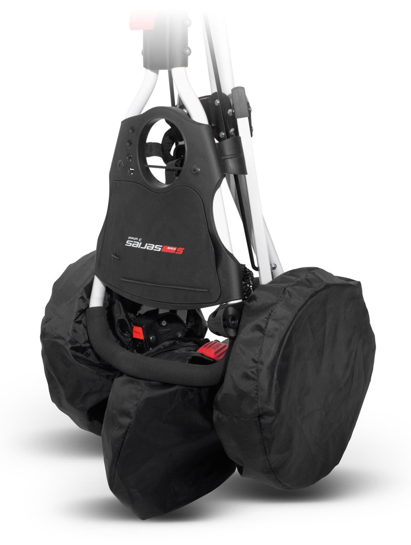 Masters Golf Trolley Wheel Covers (3 Pack) Trolley-Zubehör, schwarz