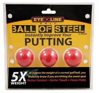 Eye-Line Ball Of Steel Trainingsbälle, rot
