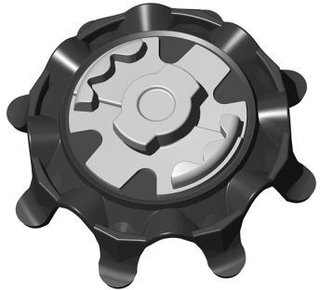 SoftSpikes Softspikes Stealth Golfspikes, schwarz/silber, PINS (20 Stück)