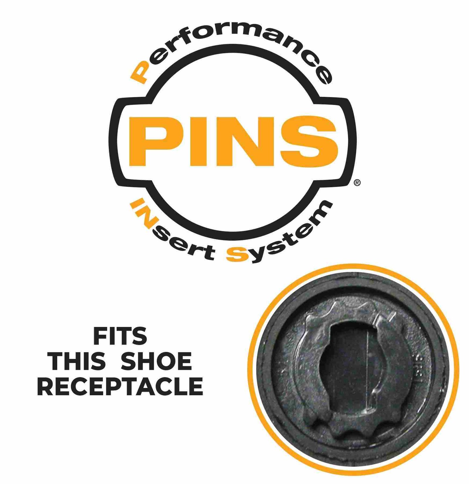 SoftSpikes Softspikes Stealth Golfspikes, schwarz/silber, PINS (20 Stück)