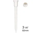 Lignum Tee Plastiktees 82mm, 12Stk., weiss