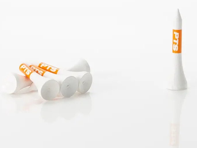 Pride Professional Tee System Prolength Mini Orange Holztees 38mm (1 1/2"), 90 Stück