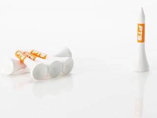 Pride Professional Tee System Prolength Mini Orange Holztees 38mm (1 1/2"), 90 Stück