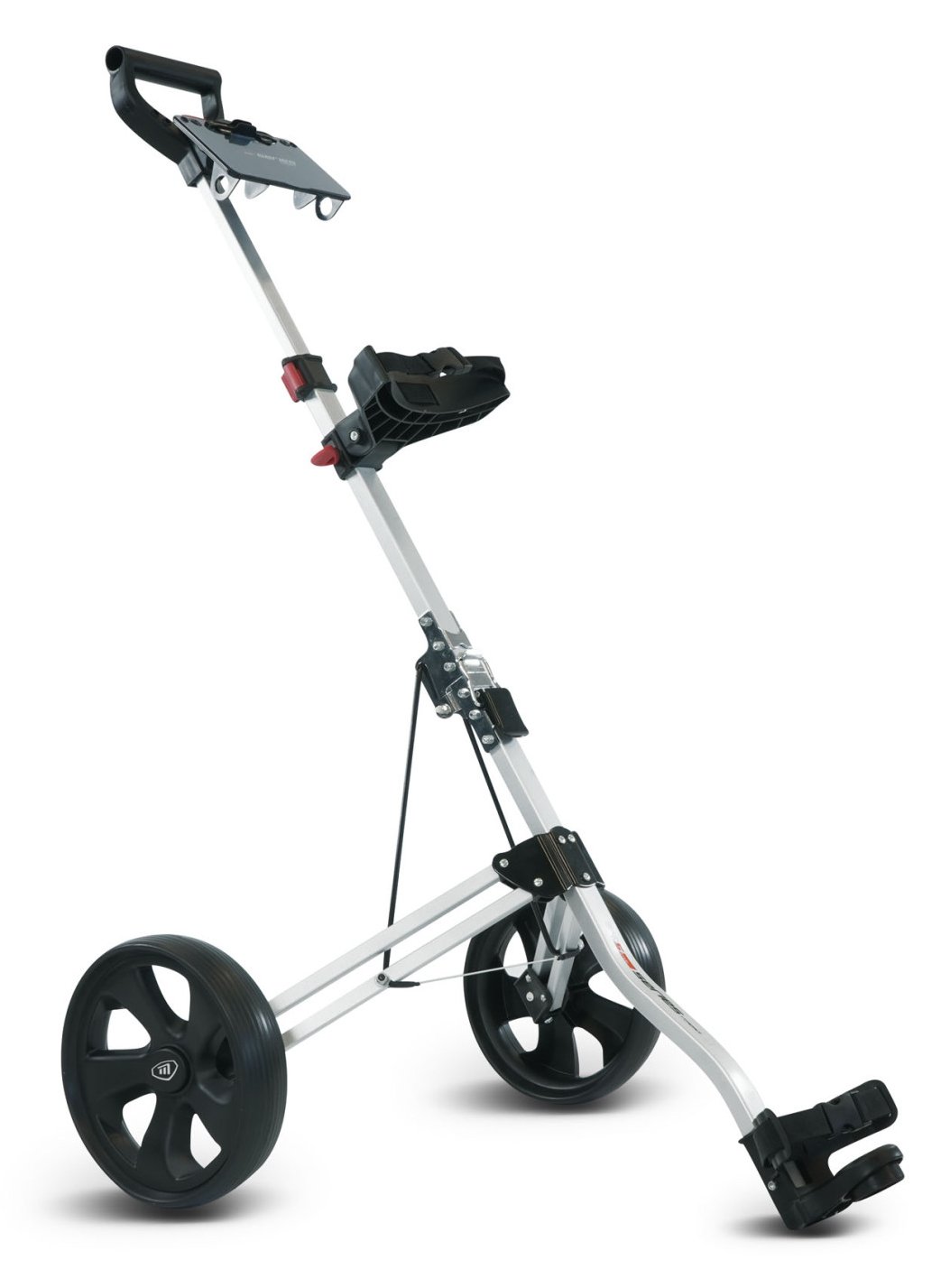 Masters Golf 5 Series Compact 2 Wheel Trolley, Silber