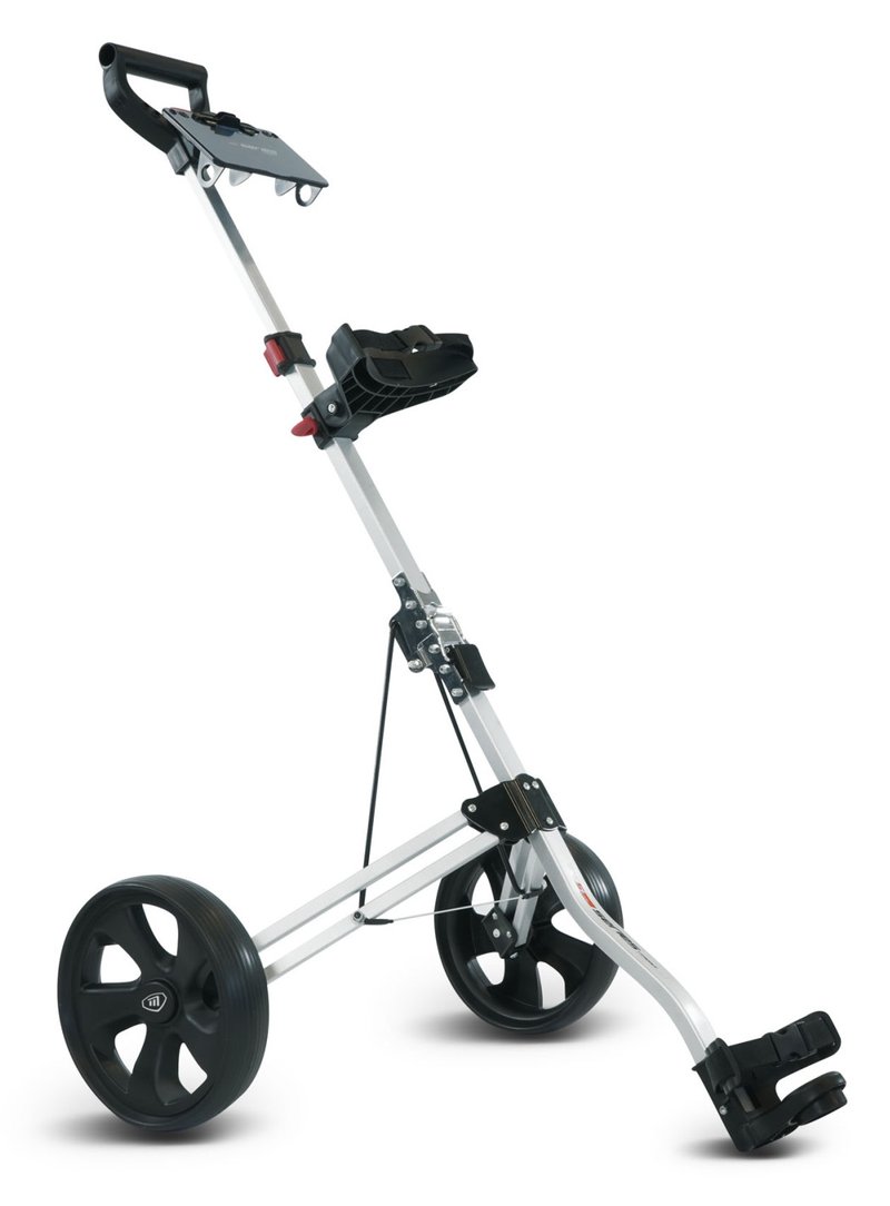 Masters Golf 5 Series Compact 2 Wheel Trolley, Silber