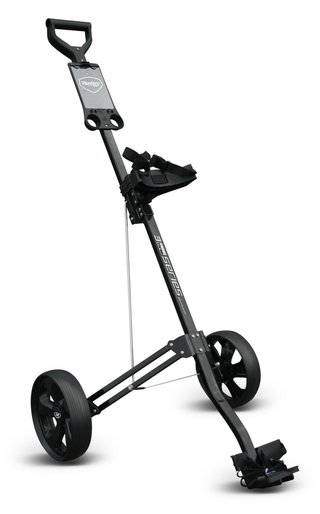 Masters Golf 3 Series Aluminium 2 Wheel Trolley, schwarz