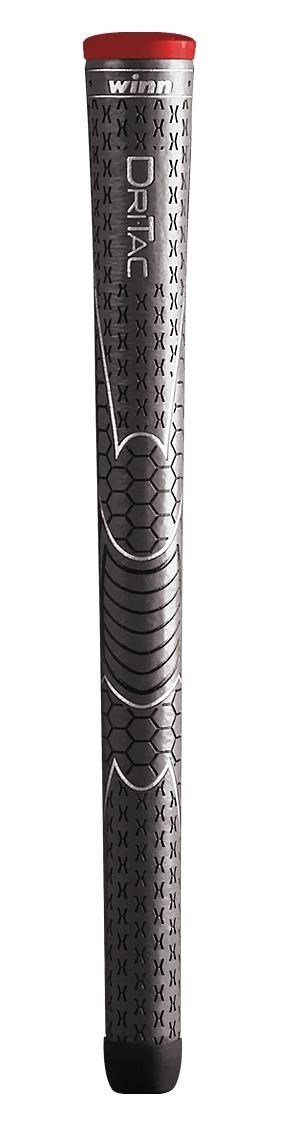 Winn Dri-Tac grip, Standard, grau/rot