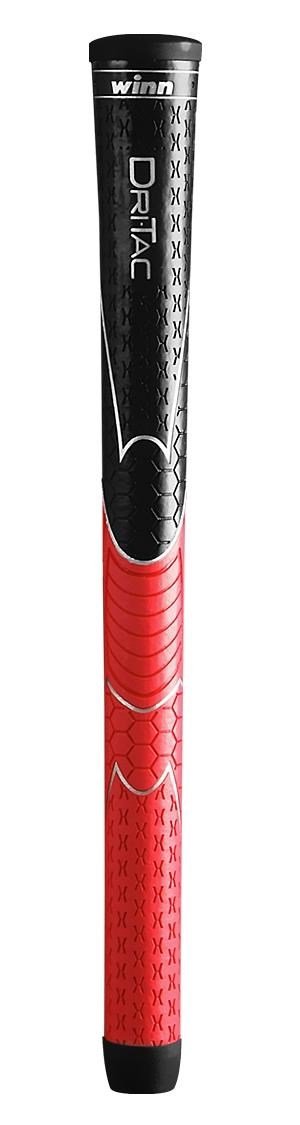 Winn Dri-Tac Griff, Standard, schwarz/rot