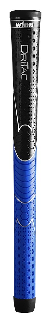 Winn Dri-Tac WinnDry Grip Midsize Golfgriff, schwarz/blau