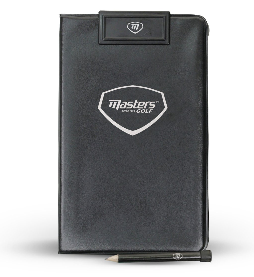 Masters Golf Score Card Holder, schwarz