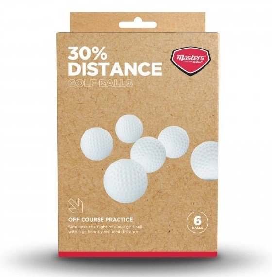 Masters 30% Distance golf balls (6 balls)