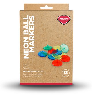 Masters Golf Neon Ball Markers (12 pack) Ballmarker