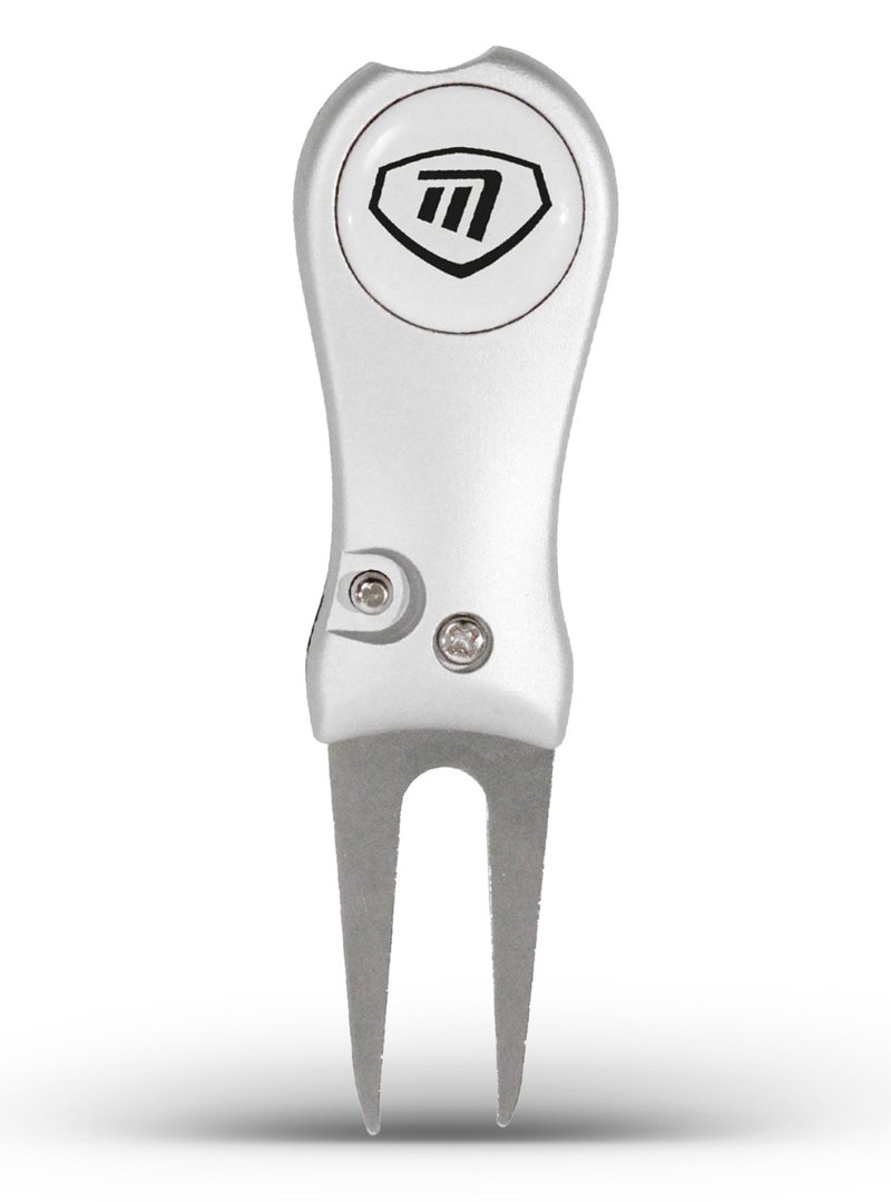 Masters Golf Switchblade Style Pitchfork silber