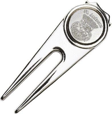 Masters Golf Masters St Andrews Deluxe Pitchgabel, Silber