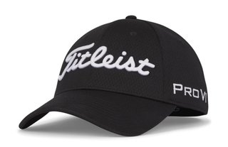 Titleist Tour Elite Fitted Herren Cap, schwarz