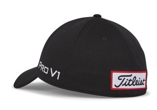 Titleist Tour Elite Fitted Herren Cap, schwarz