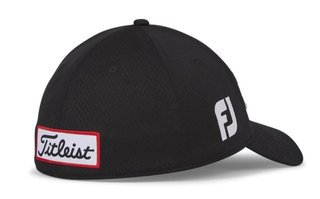 Titleist Tour Elite Fitted Herren Cap, schwarz