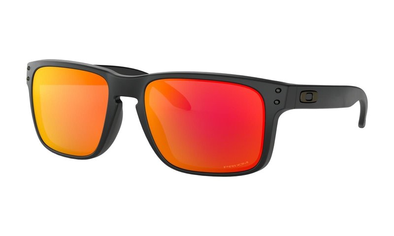 Oakley Holbrook Prizm Ruby Herren Sonnenbrille, Matte Black