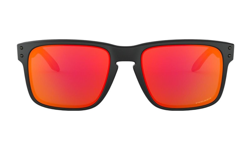 Oakley Holbrook Prizm Ruby Herren Sonnenbrille, Matte Black