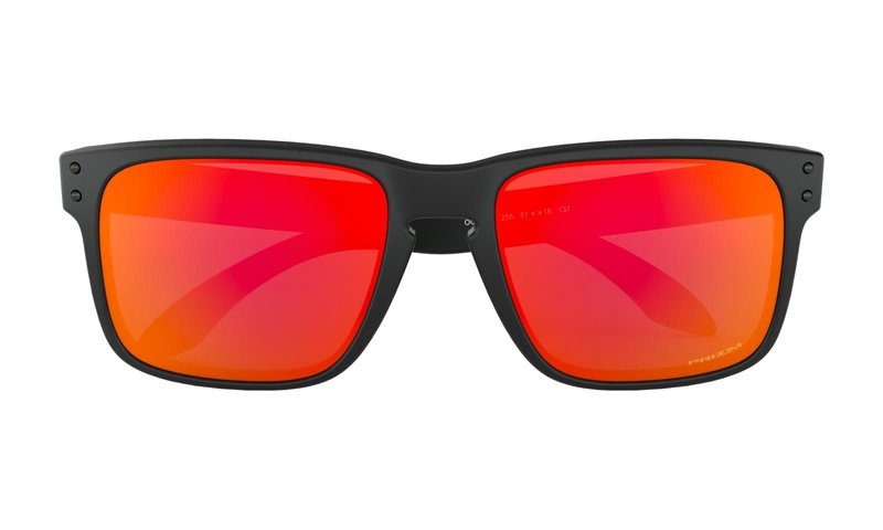 Oakley Holbrook Prizm Ruby Herren Sonnenbrille, Matte Black
