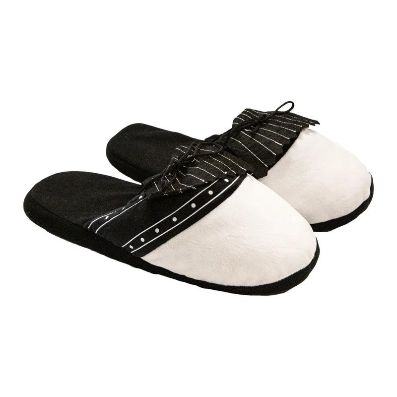 Longridge Golf Slippers Hausschuhe, weiss/schwarz