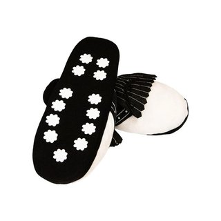 Longridge Golf Slippers Hausschuhe, weiss/schwarz