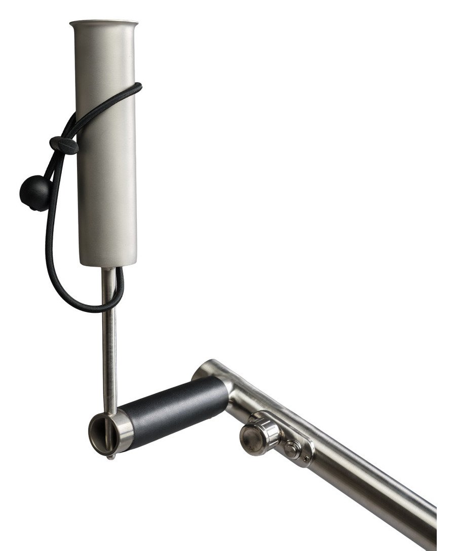 Davies Caddy Compact Schirmhalter, Bürstsilber