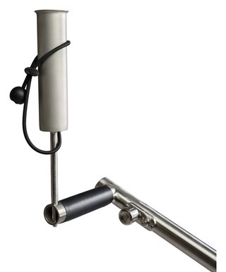 Davies Caddy Compact Schirmhalter, Bürstsilber