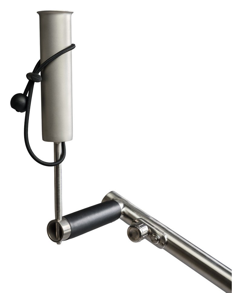 Davies Caddy Compact Schirmhalter, Bürstsilber