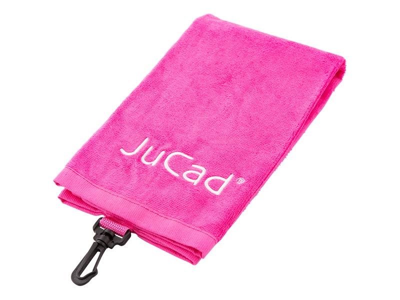 JuCad TriFold Golfhandtuch, rosa