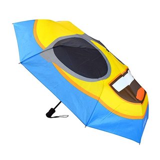Emoji AutoFold Compact Regenschirm, Sonnenbrille