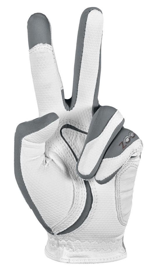 Zoom Zoom Weather Damen Golfhandschuh, weiß/silber