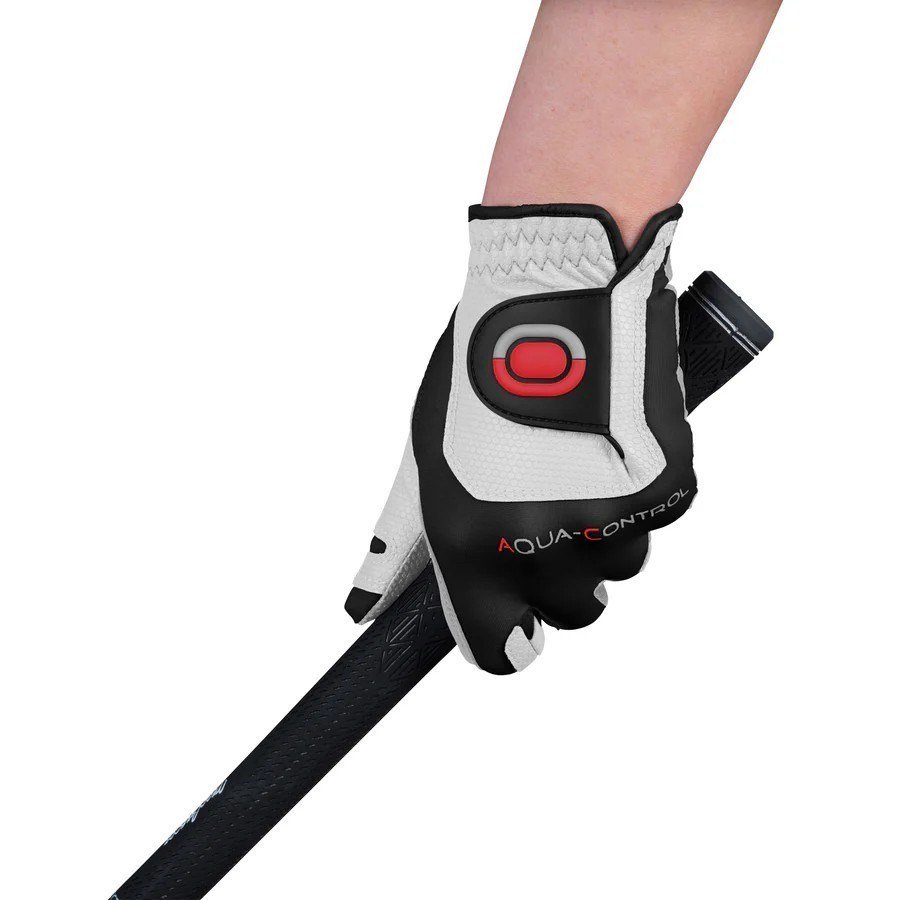 Zoom Aqua Control Damen Handschuh, weiss/schwarz/rot