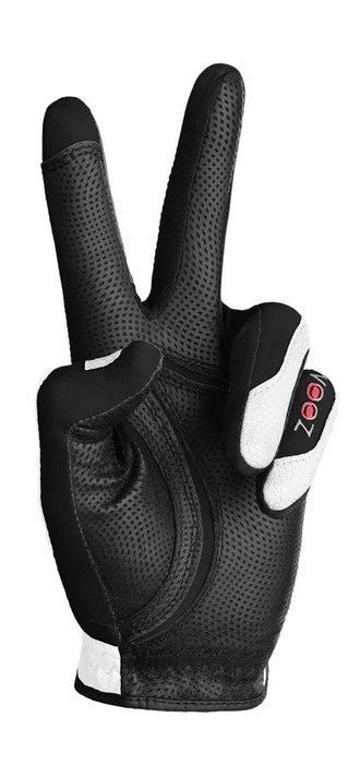 Zoom Aqua Control Herren Golfhandschuh, weiss/schwarz/rot