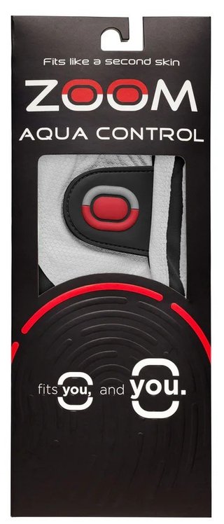 Zoom Aqua Control Herren Golfhandschuh, weiss/schwarz/rot