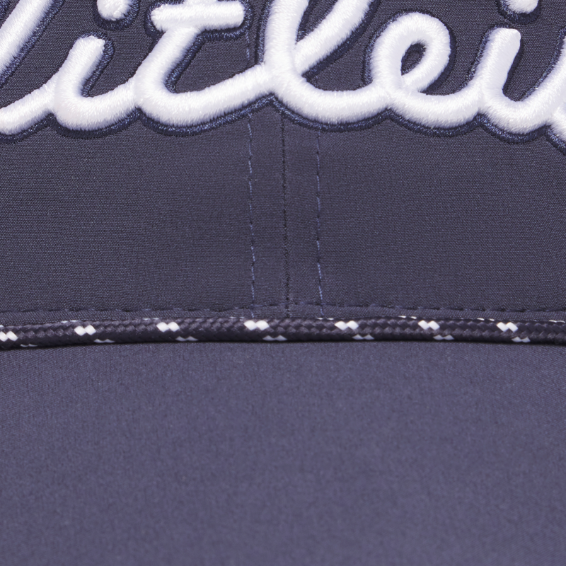 Geflochtenes Seildetail am Schirm der Titleist Tour Breezer
