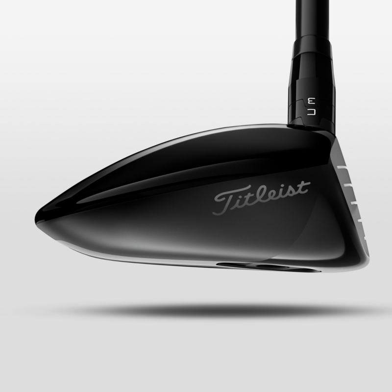 Diagramm des tieferen und weiter hinten liegenden Schwerpunkts des GTS3 Fairwayholzes