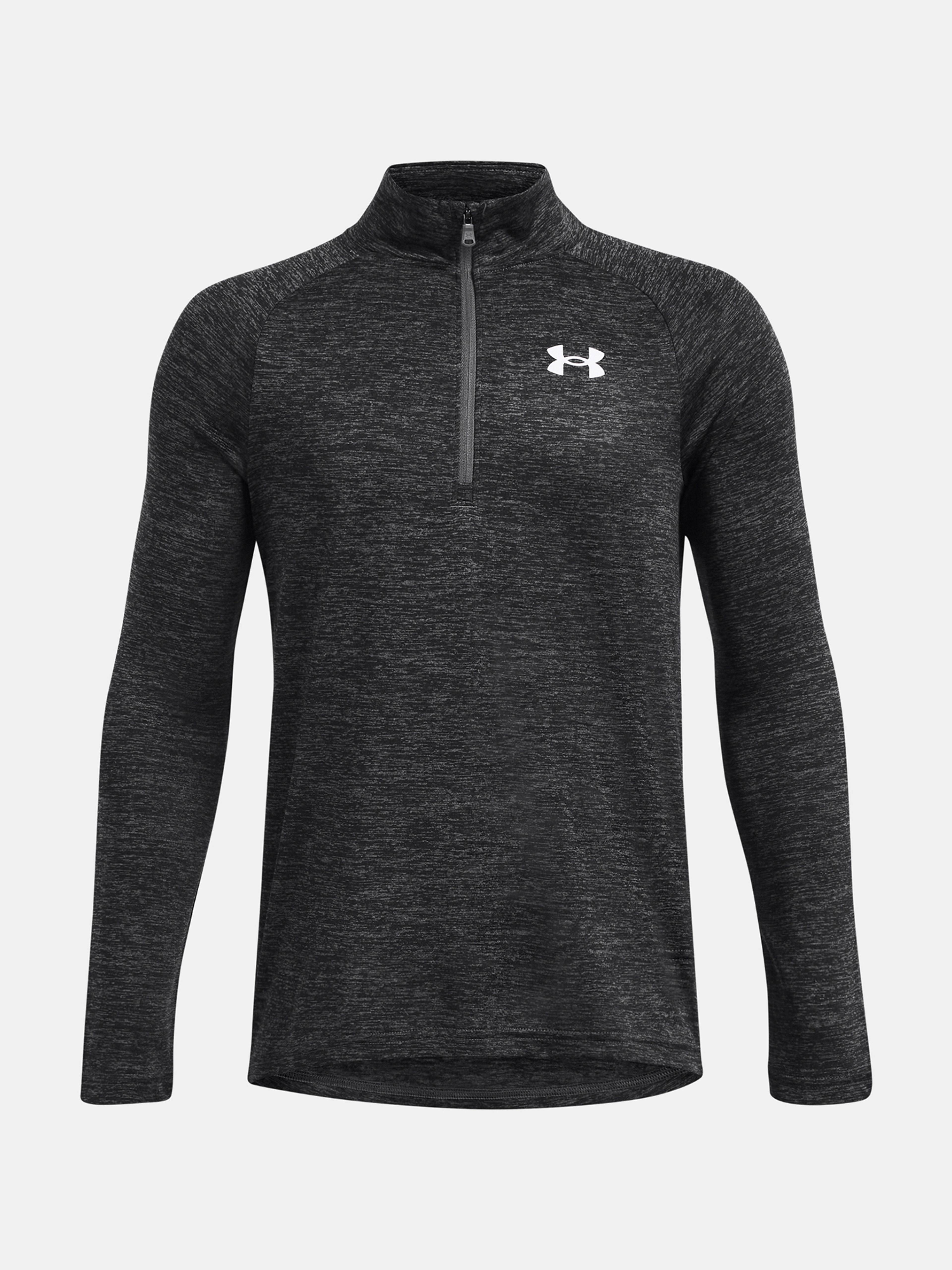 Under Armour Tech 2.0 1/2 Zip Junior-Pullover Grau Vorderansicht