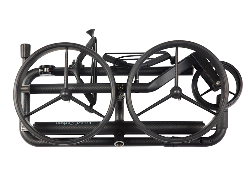 Zerlegter JuCad Trolley mit Mini-Packmaß