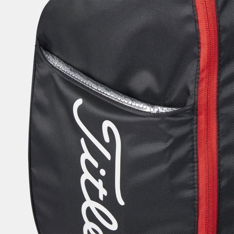 Außenliegendes, isoliertes Getränkefach am Titleist Premium Carrybag