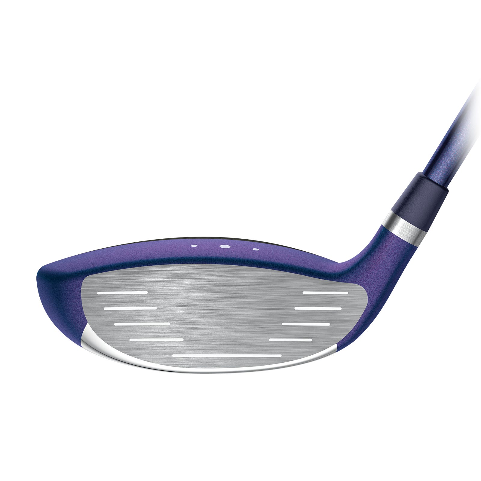 Schlagflächenansicht des PING G Le4 Fairwayholzes mit FaceWrap-Konstruktion aus Maraging-Stahl