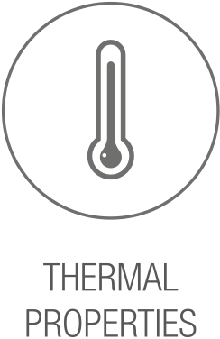 Graphene thermal technology icon