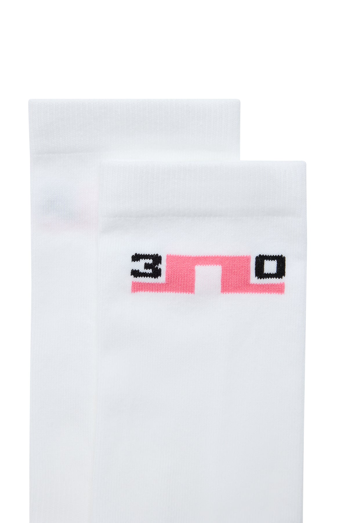 J.Lindeberg 30Y Kameron Socken White – Detail- und Konstruktionsansicht