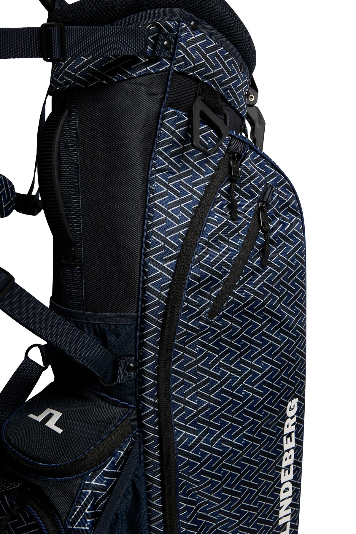 J.Lindeberg JL Flare Printed Golfbag - Detailansicht Ladder Estate Navy S Print