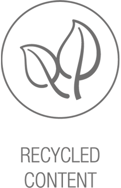 PING sustainable recycled content icon